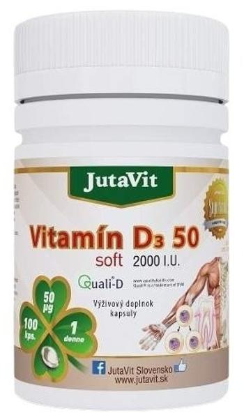 Jutavit Vitamín D3 50, 100 kapsúl
