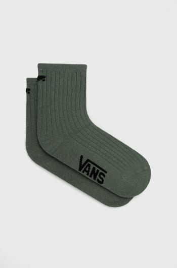 Ponožky Vans zelená farba