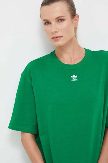 Bavlnené tričko adidas Originals zelená farba