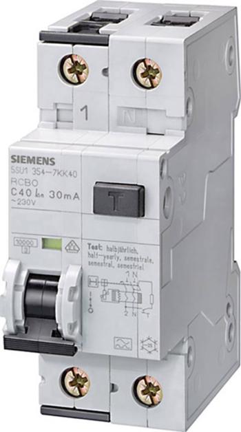 Siemens 5SU1354-6KK16 prúdový chránič/elektrický istič    2-pólový 16 A 0.03 A 230 V