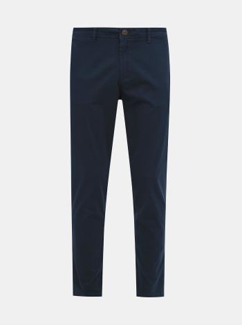 Tmavomodré chino nohavice Jack & Jones Marco