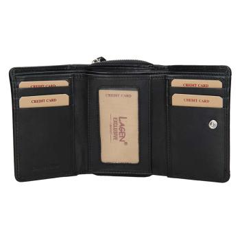 Lagen Dámska peňaženka kožená BLC/4387 Čierna