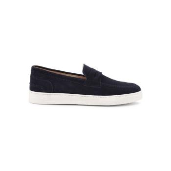 Duca Di Morrone  Enea - Suede Blue  Slip-on Modrá