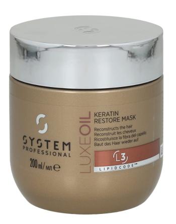 System Professional Obnovujúca maska s keratínom LuxeOil Keratín (Restore Mask) 200 ml