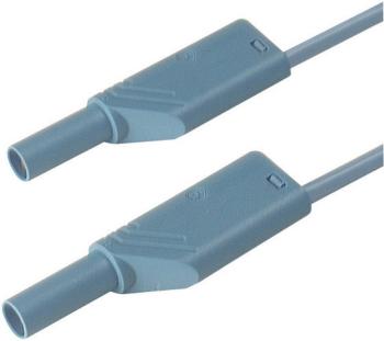 4 mm safety test lead, 2x stackable plugs, 2,5 mm², 25 cm