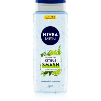 Nivea Men Citrus Smash osviežujúci sprchový gél pre mužov 500 ml