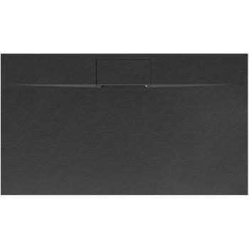 REA - Sprchová vanička Bazalt Long Black 80x120 REA-K3324