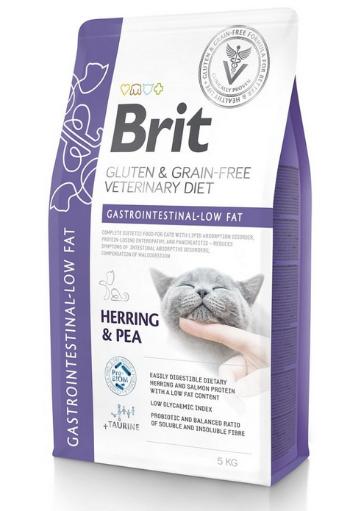 Brit Veterinary Diets GF cat Gastrointestinal - Low fat granule pre mačky 2kg