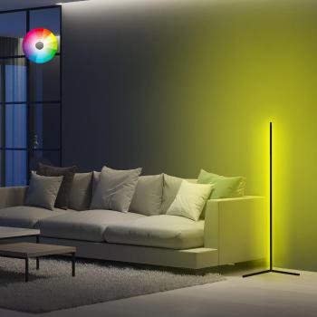 LED Stojacia lampa s farebným RGB svetlom