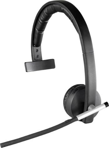 Logitech Mono H820e headset k PC s USB, bezdrôtový 2,4 GHz bezdrôtový na ušiach