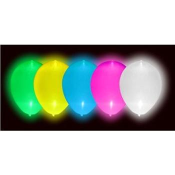 Led svietiace balóniky 5 ks mix farieb – 30 cm (8595596305179)