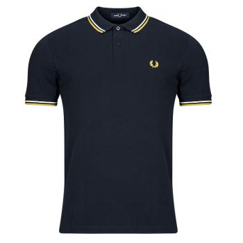 Fred Perry  TWIN TIPPED  Polokošele s krátkym rukávom Modrá