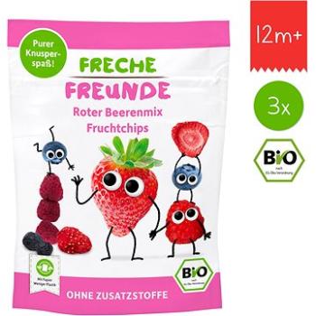 Freche Freunde BIO Ovocné chipsy – Lesné plody mix  3× 10 g (0745110150008)