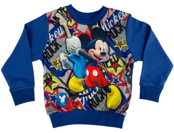 Setino Chlapčenská mikina - Mickey Mouse modrá Veľkosť - deti: 104