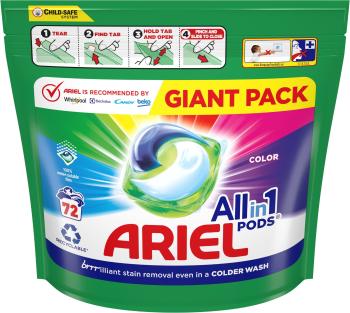 Ariel All-In-1 PODS Color, gélové kapsuly na pranie 72 ks