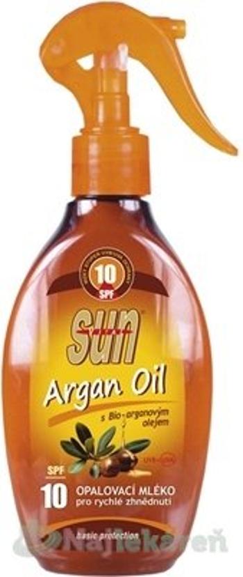 SunVital Argan Oil opaľovacie mlieko SPF10 200 ml