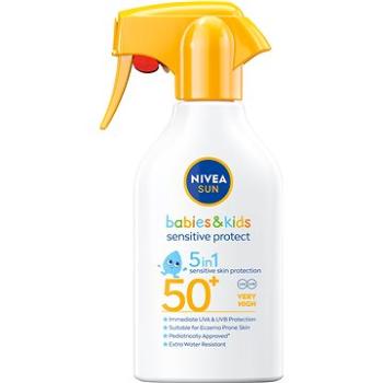 NIVEA Sun Kids Ultra Sensitive Trigger Spray SPF 50, 270 ml (6001051004959)
