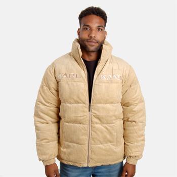 Zimná bunda Karl Kani Retro Corduroy Puffer Jacket sand - L