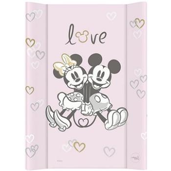 CEBA BABY prebaľovacia podložka s pevnou doskou Comfort 50 × 70 cm, Disney Minnie & Mickey Pink (5907672336879)