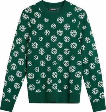 J.Lindeberg Gus Jacquard Sweater Rain Forest Sphere Dot L