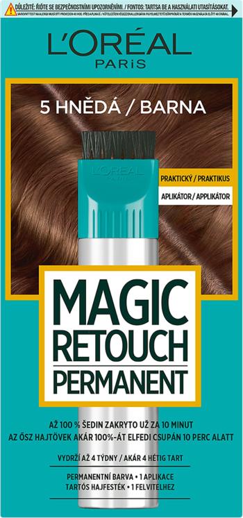 L'ORÉAL PARIS Magic Retouch Permanent 5 Hnedá, 27+18 ml