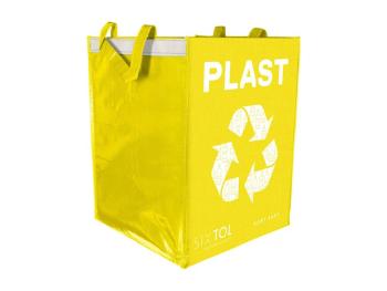 Taška na triedený odpad SIXTOL Sort Easy Plastic 36l