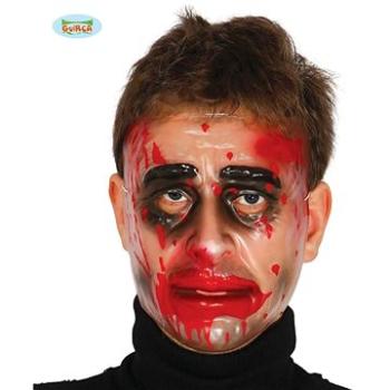 Maska plast priehľadná horor – muž – halloween (8434077027912)