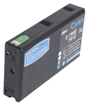 EPSON T7902 (C13T79024010) - kompatibilná cartridge, azúrová, 17ml