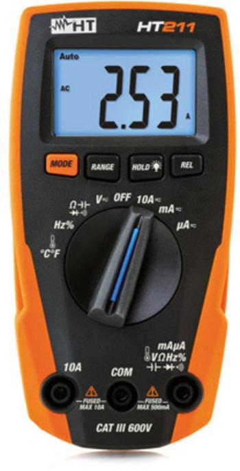 HT Instruments HT211 ručný multimeter  digitálne/y  CAT III 600 V Displej (counts): 4000