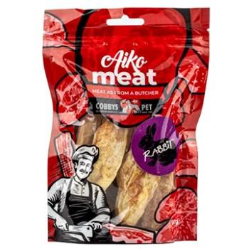 Cobbys Pet Aiko Meat sušené králičie ucho plnené kuracím mäsom 100 g (6948)