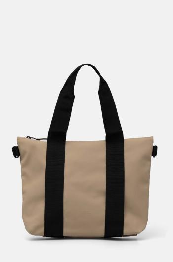 Taška Rains Tote Bag Micro W3 béžová farba, 14180-24