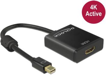 Delock Mini-DisplayPort / HDMI káblový adaptér #####Mini DisplayPort Stecker, #####HDMI-A Buchse 0.20 m čierna 62611 poz