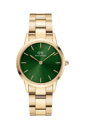 Hodinky Daniel Wellington Iconic Link Emerald 32 dámske, zlatá farba