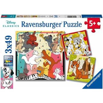 Ravensburger 051557 Disney: Postavy 3× 49 dielikov (4005556051557)