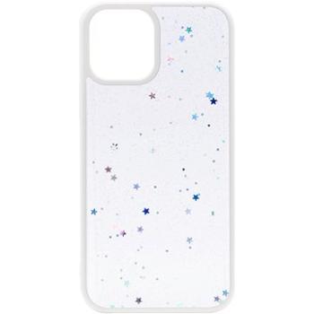 iWill Clear Glitter Star Phone Case pre iPhone 12 White (DIP888-11)