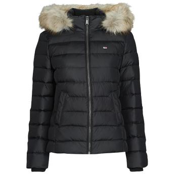 Tommy Jeans  TJW BASIC HOODED DOWN JACKET  Bundy Čierna