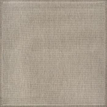 Béžový vonkajší koberec Floorita Tatami, 200 x 200 cm