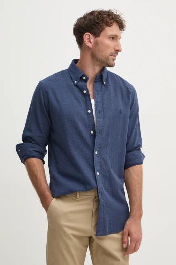 Bavlnená košeľa Polo Ralph Lauren pánska, regular, s golierom button-down, 710953352