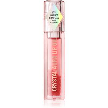 Makeup Revolution Crystal Aura olej na pery pre výživu a hydratáciu odtieň Rose Quartz 2,5 ml