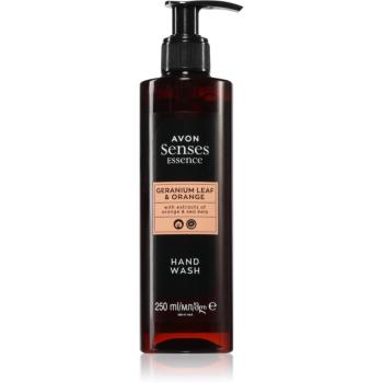 Avon Senses Essence Geranium Leaf & Orange osviežujúce tekuté mydlo s hydratačným účinkom 250 ml