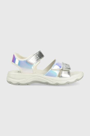 Detské sandále Primigi strieborná farba