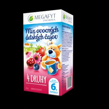 Megafyt Mix ovocných detských čajov 4 druhy, 20 x 2 g