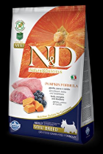 N&D Pumpkin DOG Adult Mini Lamb & Blueberry 7kg