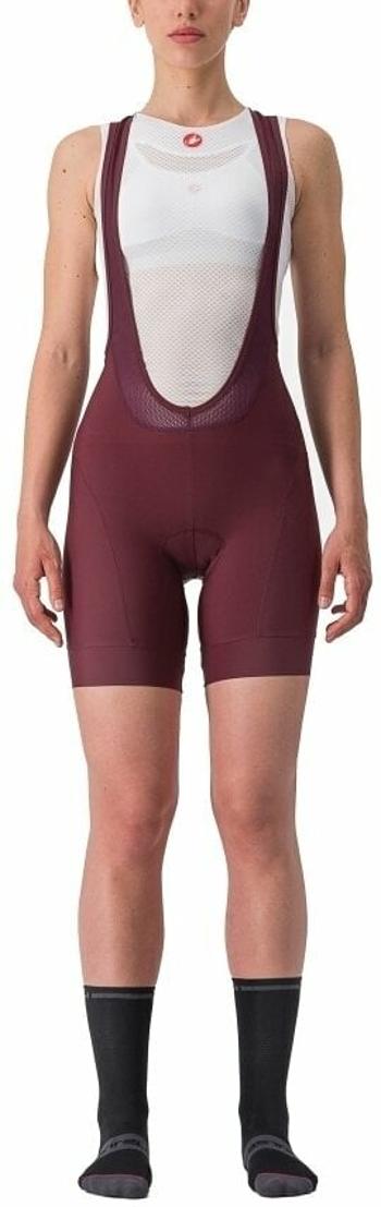 Castelli Prima W Bibshort Deep Bordeaux/Persian Red L