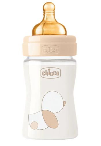 Chicco Fľaša dojčenská sklo Original Touch latex, neutral 150 ml
