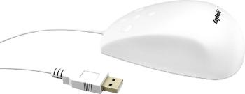 Keysonic KSM-3020M-W Wi-Fi myš USB  biela 5 null  odolné voči striekajúcej vode, odolné proti prachu