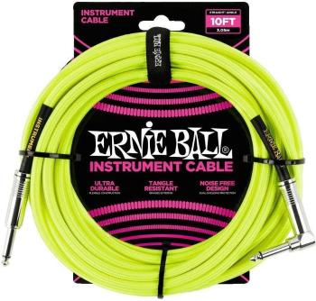 Ernie Ball P06080-EB Žltá 3 m Rovný - Zalomený