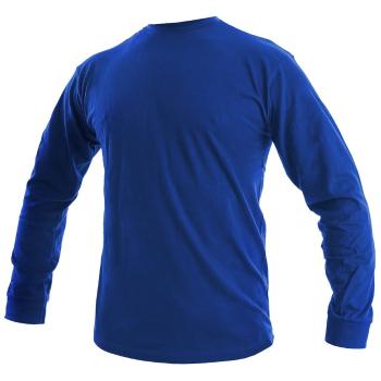 Canis Pánske tričko s dlhým rukávom PETR - Kráľovská modrá | XXXL