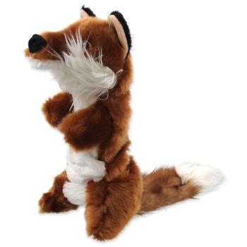 Hračka DOG FANTASY Skinneeez Plush pískací liška 45 cm 1 ks