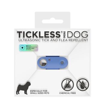 TICKLESS MINI DOG DOBIJATELNY ULTRAZVUKOVY ODPUDZOVAC KLIESTOV A BLCH PRE PSOV - GREEK BLUE